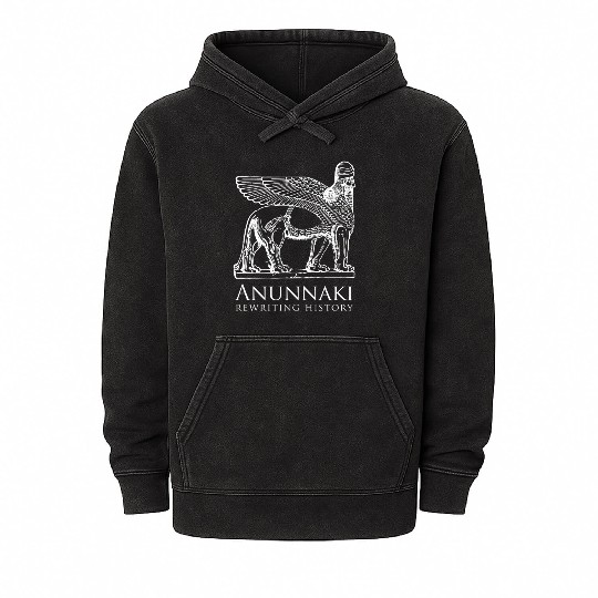 Annunaki History Anthropology Teacher Mineral Wash Hoodies