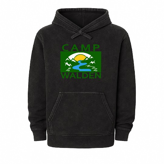 Camp Walden An Adventure A Summer Camp Mineral Wash Hoodies