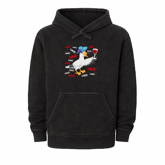 Seagull Mineral Wash Hoodies Wine Lover North German Seagulls
