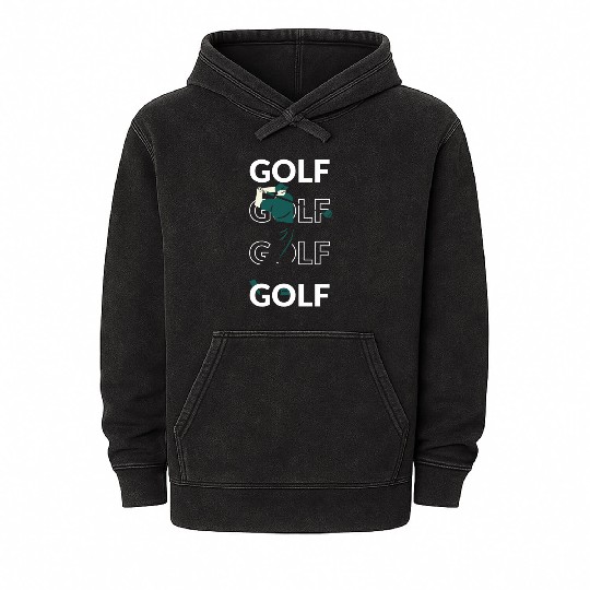 golf golf golf Mineral Wash Hoodies
