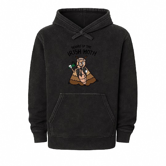 Beware of the Irish Moth / Mob Mineral Wash Hoodies