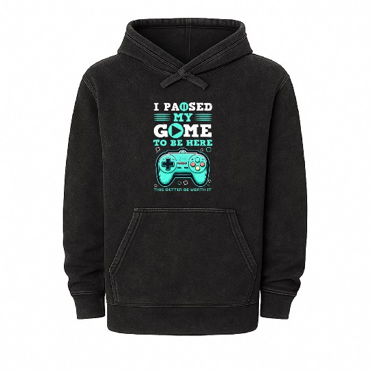 Funny Gaming Nerd Video Games Gamer Mineral Wash Hoodies