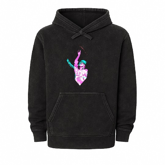 Creepy Pastel Goth Vaporwave Egirl Eboy Glitched S Mineral Wash Hoodies