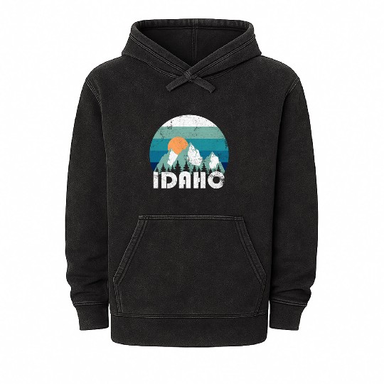 Idaho State Mineral Wash Hoodies