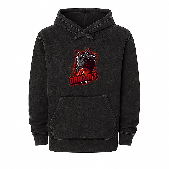 Dragon T ShirtDragon s Breath Mineral Wash Hoodies