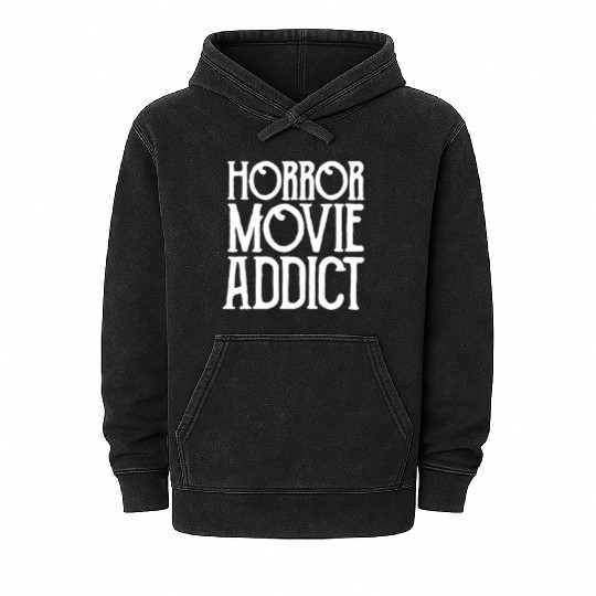 Horror Addict Mineral Wash Hoodies