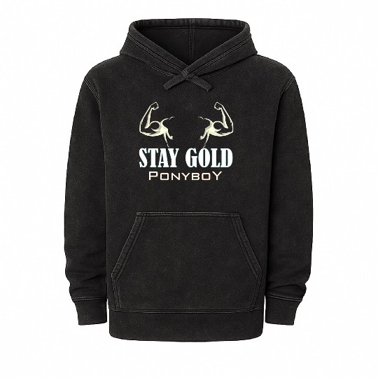 Gym Stay Gold Ponyboy Mineral Wash Hoodies