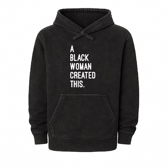A Black Created This - Registered Black Owned Mineral Wash Hoodies