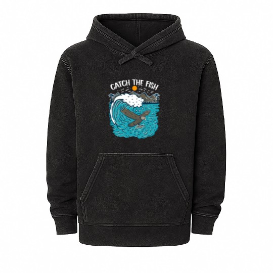 CACTH THE FISH Mineral Wash Hoodies