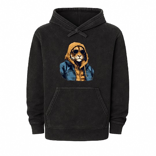 Mountain Lion Street Style | Mountain Lion Lovers Mineral Wash Hoodies