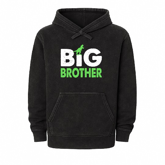 Big Brother Mineral Wash Hoodies for Toddler