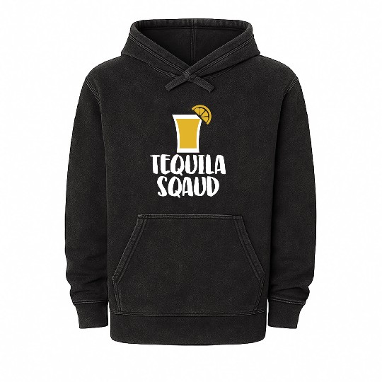 Tequila Sqaud Mineral Wash Hoodies