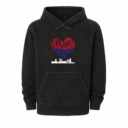 Houston Texas Pride Embrace the Spirit Mineral Wash Hoodies