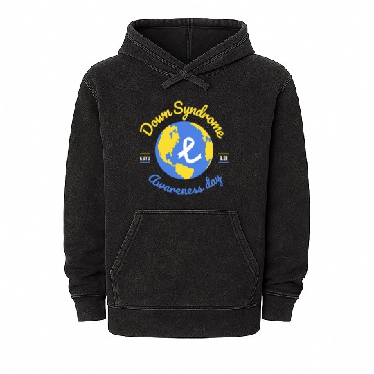World Down Syndrome Awareness Day Mineral Wash Hoodies