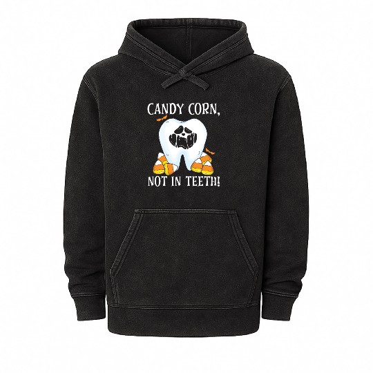 Candy Corn, Not in Teeth! Mineral Wash Hoodies
