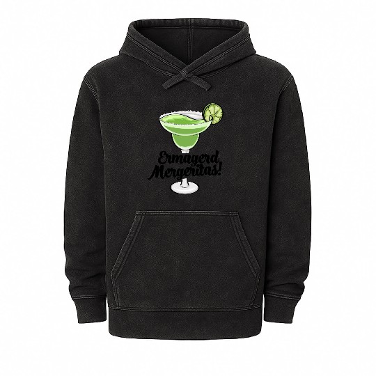 Ermagerd Margarita Mineral Wash Hoodies