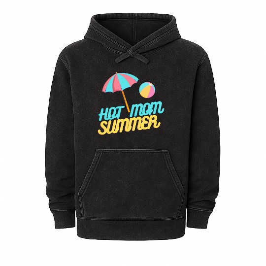 HOT MOM SUMMER Mineral Wash Hoodies