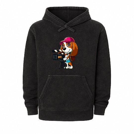 Beagle Puppy - Pepper Mineral Wash Hoodies