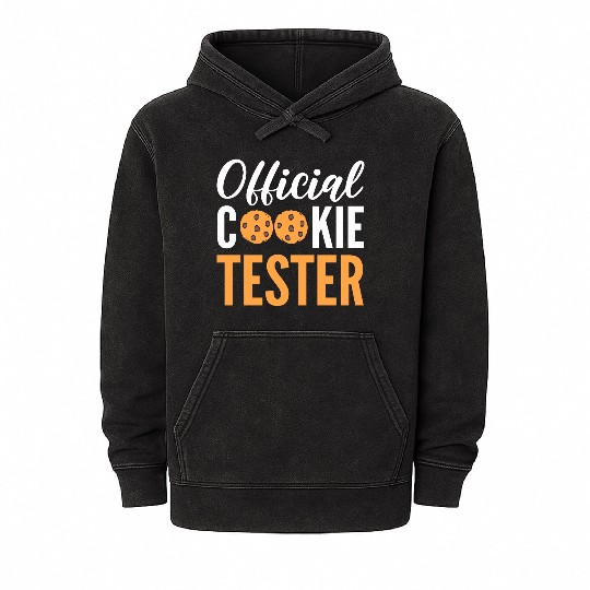 Official Cookie Tester Chef or Baker Gift Mineral Wash Hoodies