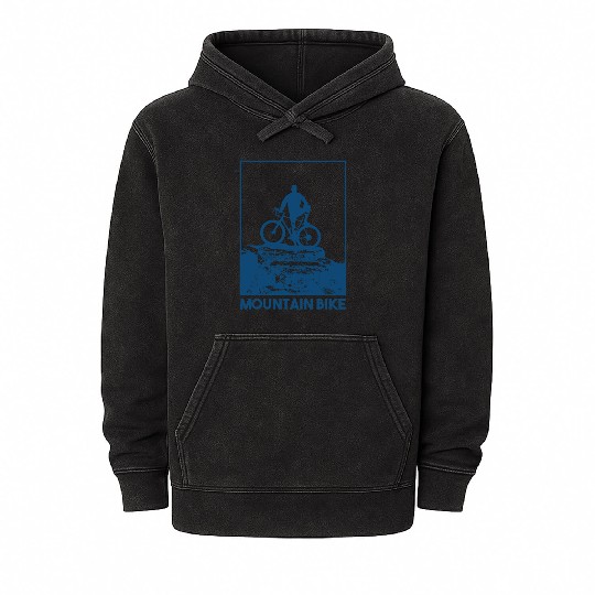 Mountain Bike Mineral Wash Hoodies