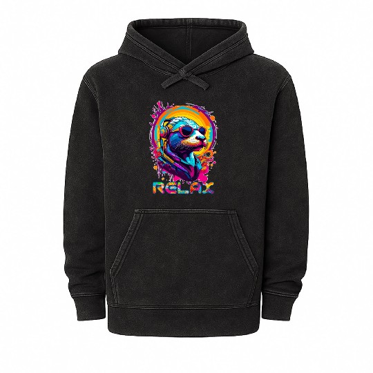 Relax Seal Mineral Wash Hoodies