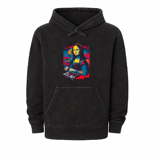 Dj Mona Lisa Mineral Wash Hoodies