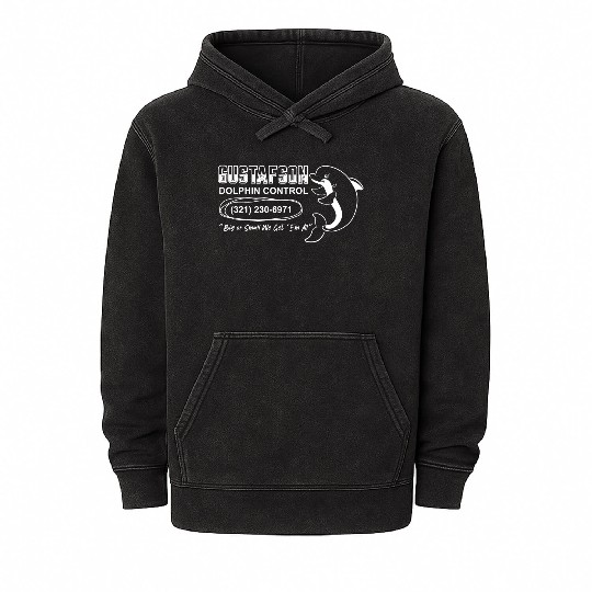 Gustafson dolphin control Mineral Wash Hoodies