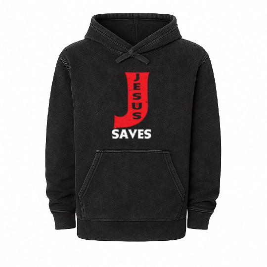 Jesus Saves Love Jesus Christian Christmas Mineral Wash Hoodies