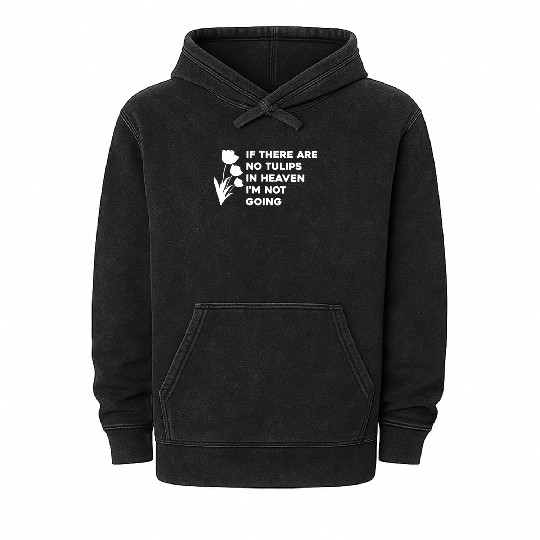 Tulip Gardening Tulips Mineral Wash Hoodies