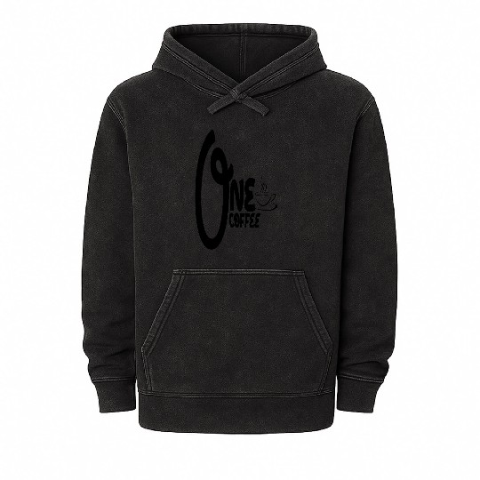 A Mineral Wash Hoodies for the single coffee lover