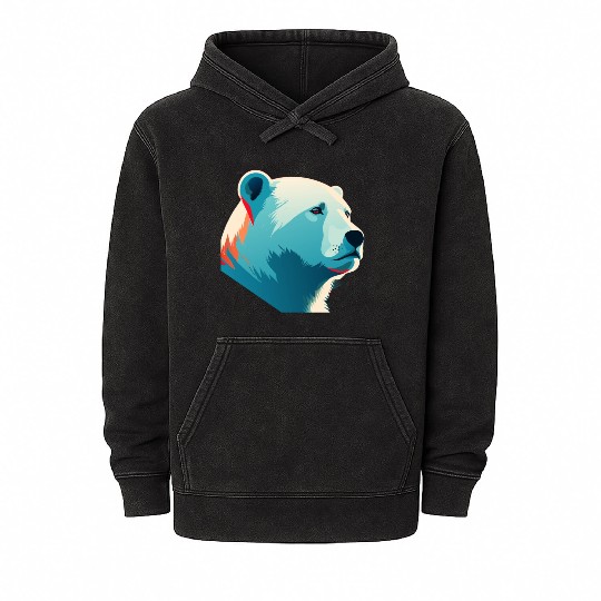 Polar Bear Mineral Wash Hoodies