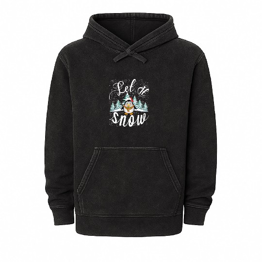 Winter - Let it snow Mineral Wash Hoodies