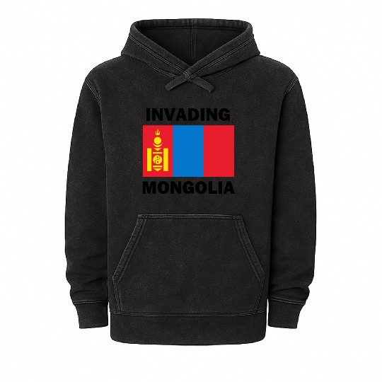 Invading Mongolia Mineral Wash Hoodies