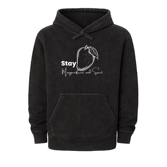 Stay Mango Nificent And Sweet Mineral Wash Hoodies