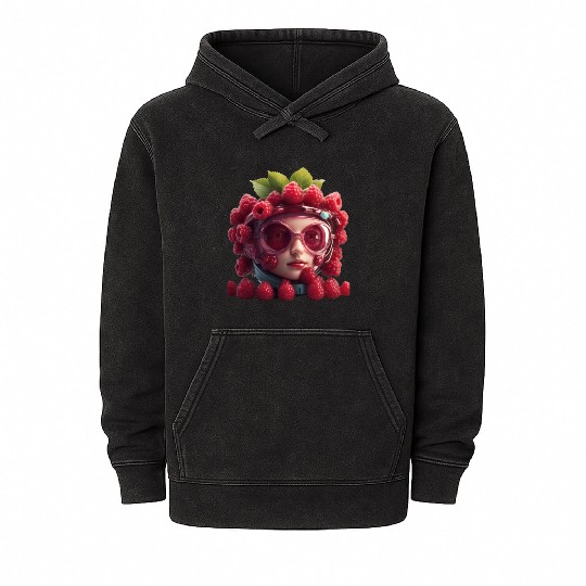 RASPBERRY Mineral Wash Hoodies