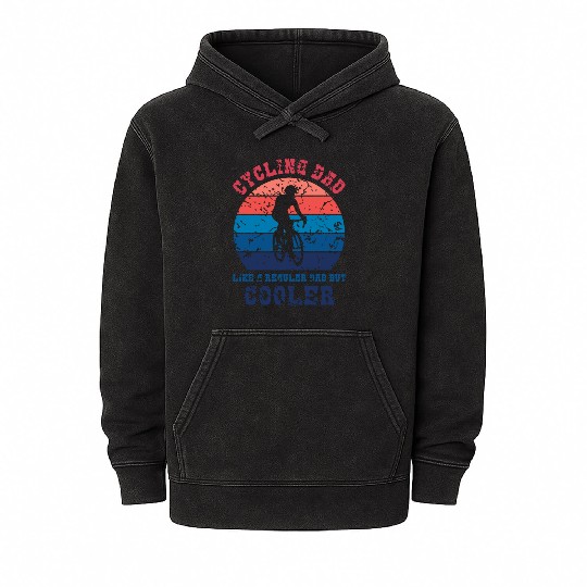 Cycling Dad Gear: Unleash the Adventure Mineral Wash Hoodies