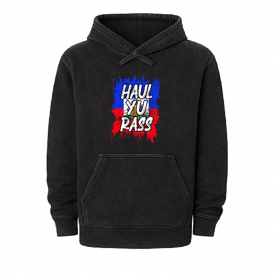 Creole Magic Afro Pride Kriol Haiti Flag Haitian Mineral Wash Hoodies