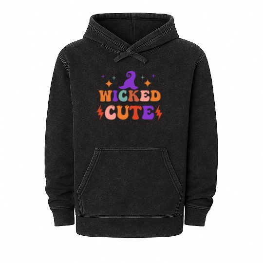 WICKED CUTE Mineral Wash Hoodies