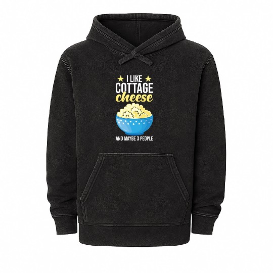 Cottage Cheese Mineral Wash Hoodies