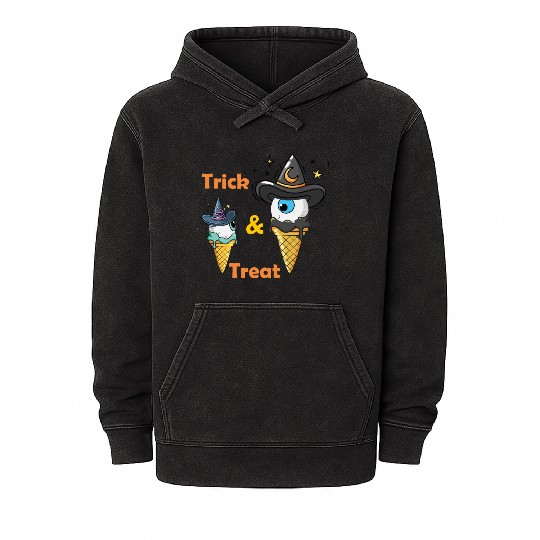 Vallina Ice Cream Halloween Mineral Wash Hoodies