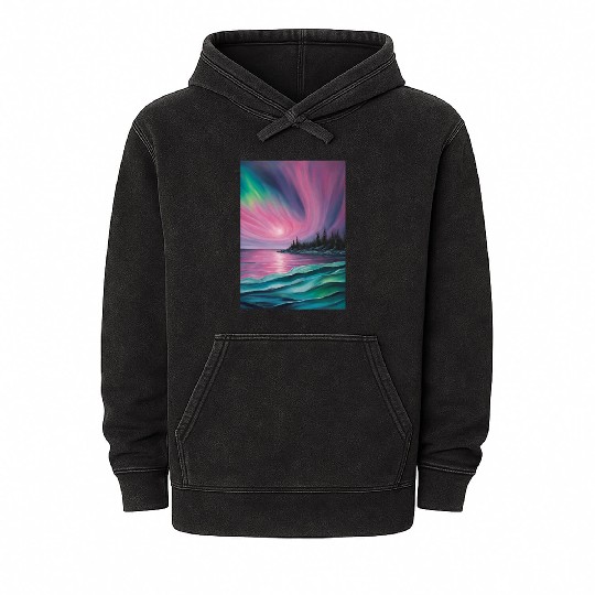 Northern lights Mineral Wash Hoodies