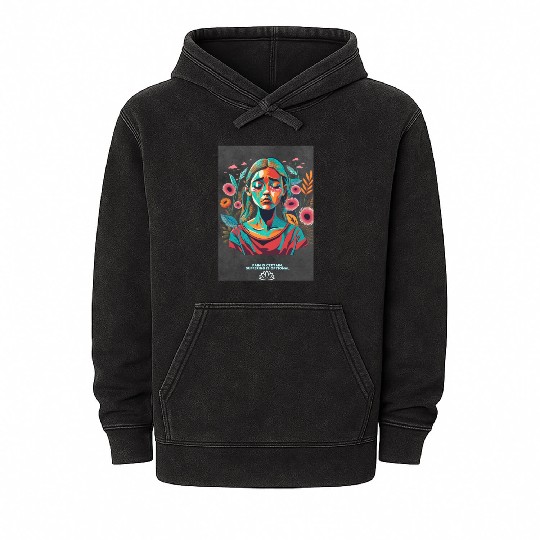 Embrace Serenity: Freedom from Suffering Mineral Wash Hoodies