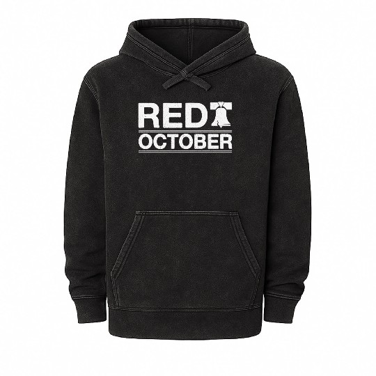 Philadelphia Red October Phillies Mineral Wash Hoodies