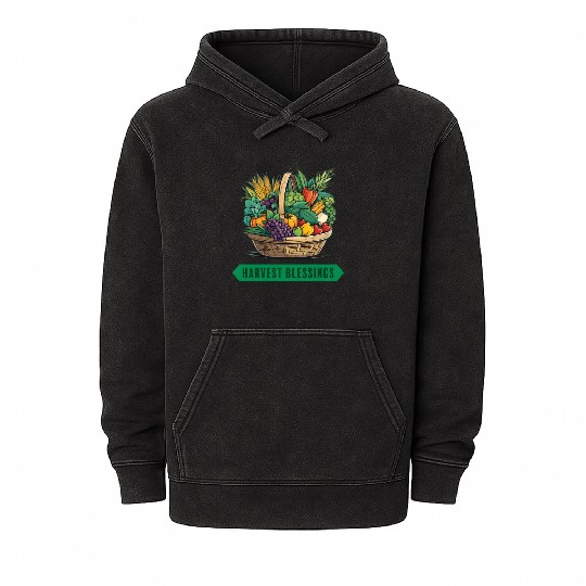 HARVEST BLESSINGS Mineral Wash Hoodies