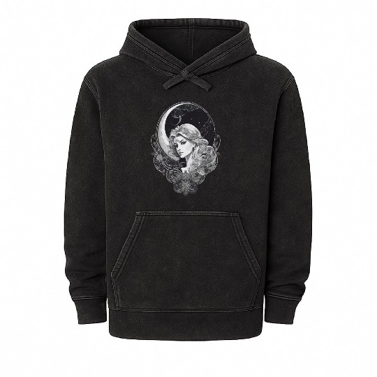Virgo Tarot Spirituality - Precise Wisdom Mineral Wash Hoodies