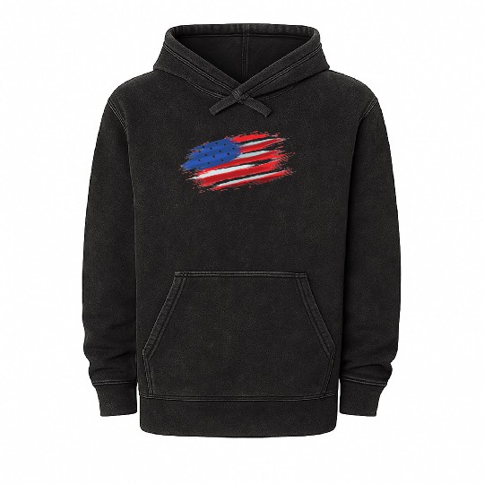 Patriotic Collections: Explore our American-Theme Mineral Wash Hoodies