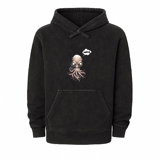 Octopus with nose - weird. Mineral Wash Hoodies
