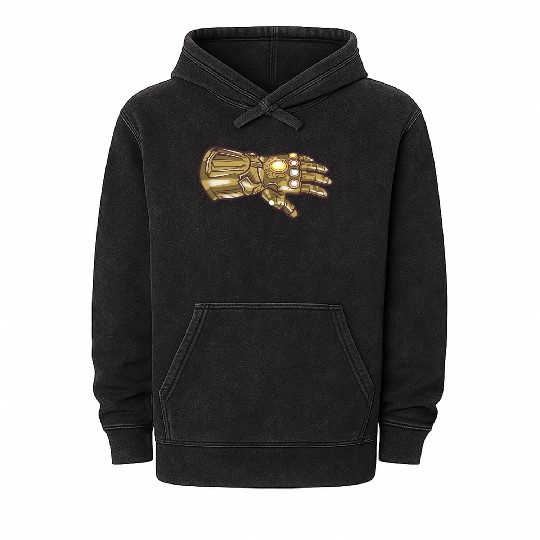 Thanos Infinity Gauntlet Mineral Wash Hoodies