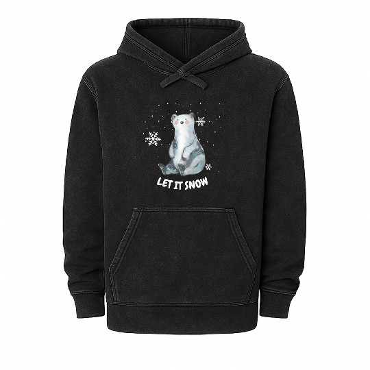 "Winter Collection: Let It Snow with Style" Mineral Wash Hoodies