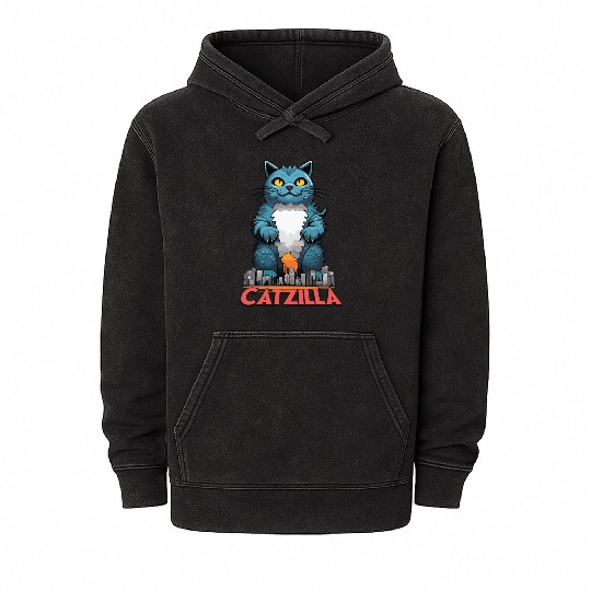 Catzilla Mineral Wash Hoodies